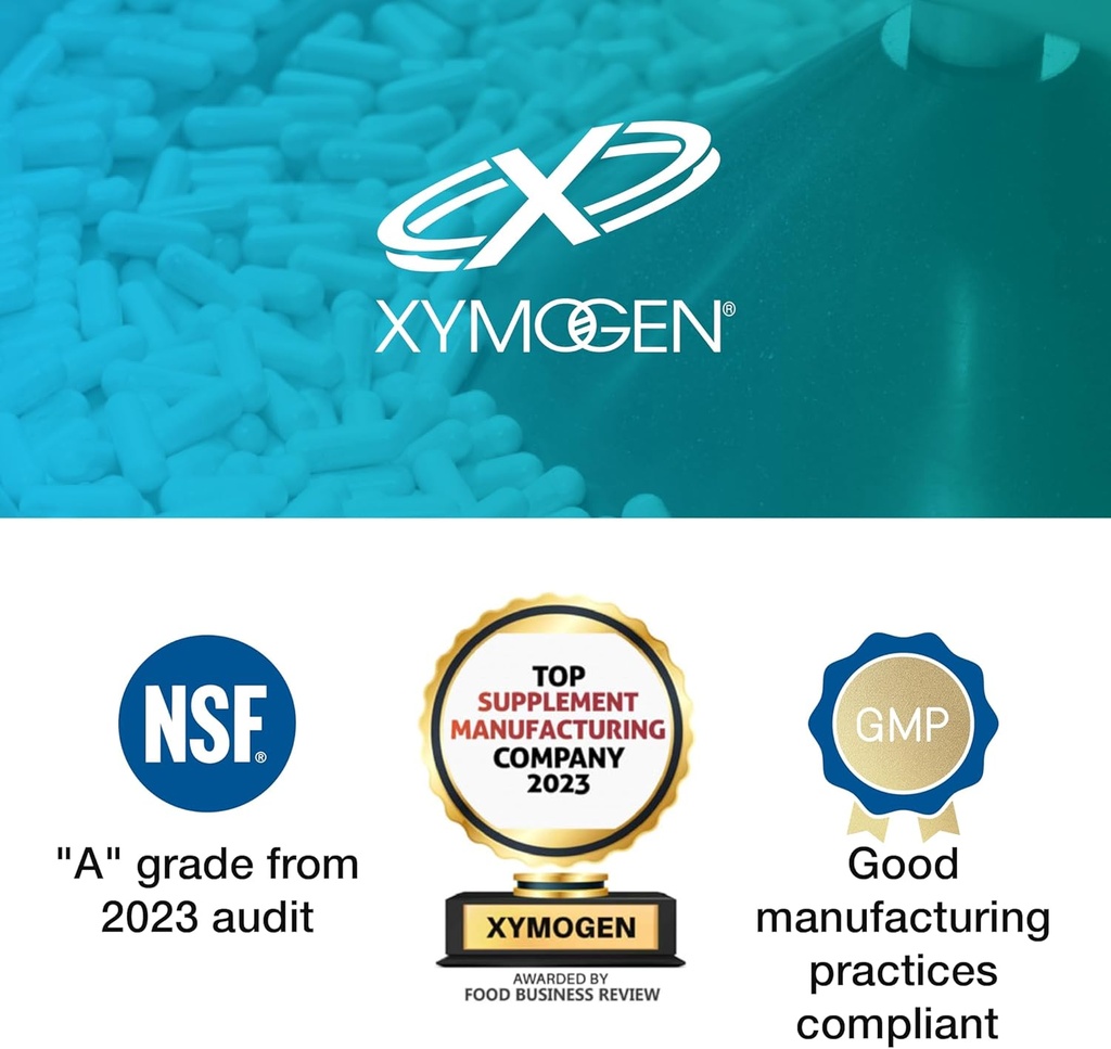 XYMOGEN D3 5000 - Bioavailable Vitamin D3 5000 IU (125 mcg) - High Potency Vitamin D Supplement to Support Immune Health, Bone + Heart Health (90 Gelatin Softgels) 6