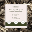 Starwest Botanicals Organic Marshmallow Root - Dried Herb for Tea, Loose Leaf Root Herb, Cut & Sifted, Certified Kosher, Non-GMO - Bulk 1 lb Bag 4