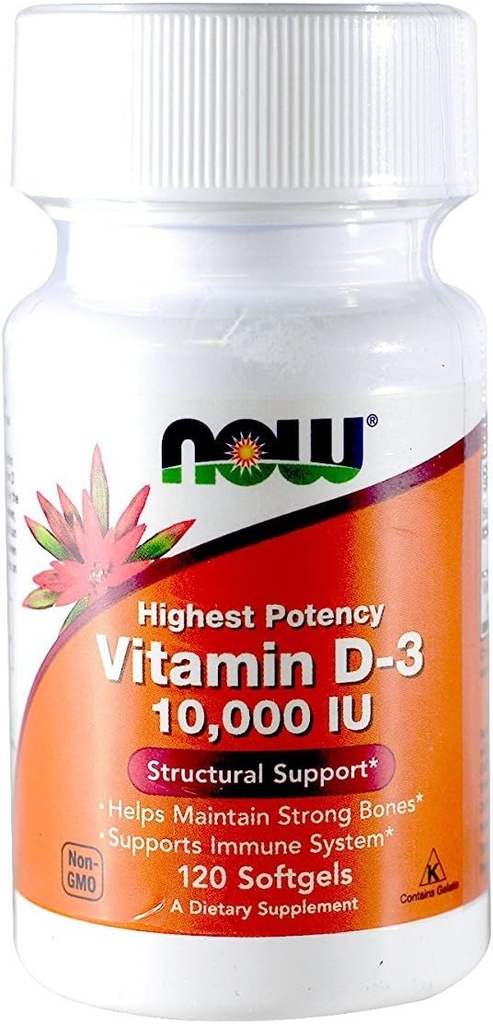 Vitamin D-3 - 10,000 IU - 120 Softgels 2