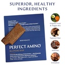 BodyHealth PerfectAmino Bar Protein Energy Snack with 10g of Protein, Plant Based MCT's, Superfood Blend, Kosher, (Blondie, 12 Pack) 5