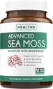 Sea Moss & Olive Leaf Extract (1-Month Supply) Olive Moss Blend - Organic Irish Sea Moss - Raw Vegan Supplement (60 Caps) & Olive Leaf Extract Super Strength: 20% Oleuropein - Vegetarian (120 Caps) 3