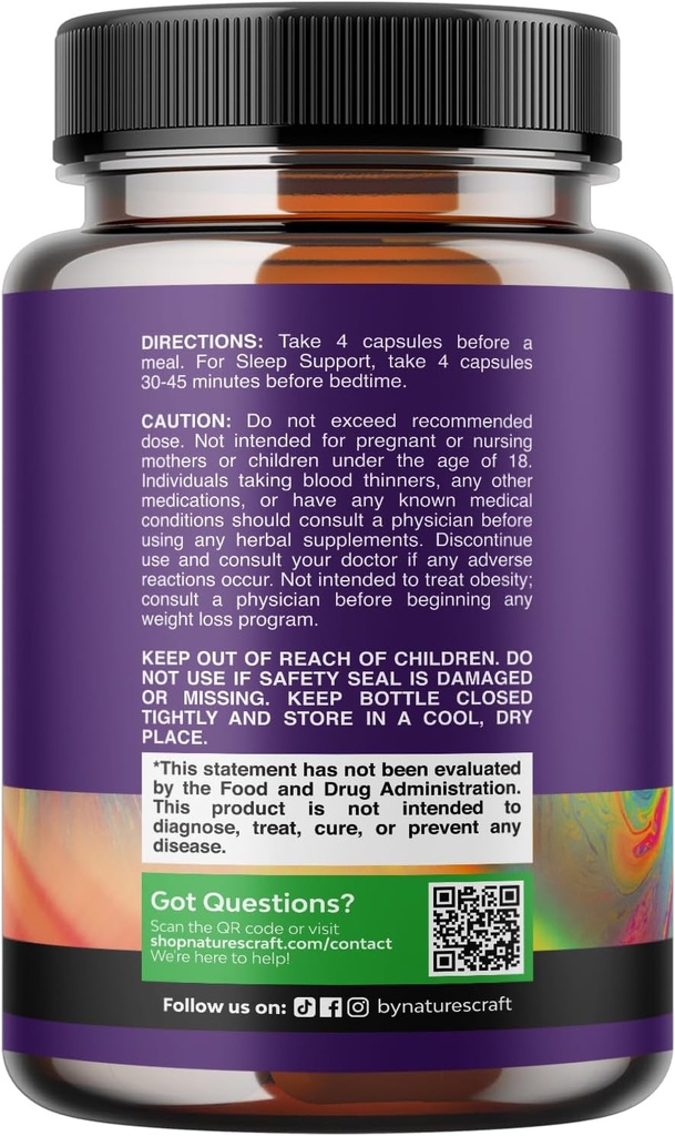 Pure Magnesium Glycinate Supplement 400mg Per Serving - Vegan High Absorption Chelated Magnesium Capsules for Women & Men with Elemental 400mg for Mood Sleep and Relaxation Support - 120 Count 3