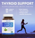 Bundle of Thyroid Support & Ashwagandha - Revive & Thrive Pack - Thyroid Support with Iodine (Non-GMO) Improve Energy & Organic Ashwagandha with 1350mg Ashwaganda Root Powder Per Serve 5