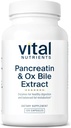 Vital Nutrients Pancreatin & Ox Bile Extract 500mg | Natural Digestive Enzymes for Women & Men | Supports Digestion of Protein, Fat, and Carbohydrates*| Gluten, Dairy & Soy Free | 120 Capsules 2