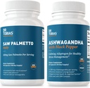 Dr. Tobias Saw Palmetto Supplement and Ashwagandha Capsules, Support Hormonal Health for Women & Men, Resilience & Balance Supplements, Non-GMO 2