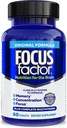 Focus Factor Nutrition for The Brain, Improved Memory & Concentration Brain Supplement, Complete Multivitamin with Vitamins B6, B12, D, Bacopa Monnieri & Tyrosine, 60 Count (2 Pack) 2