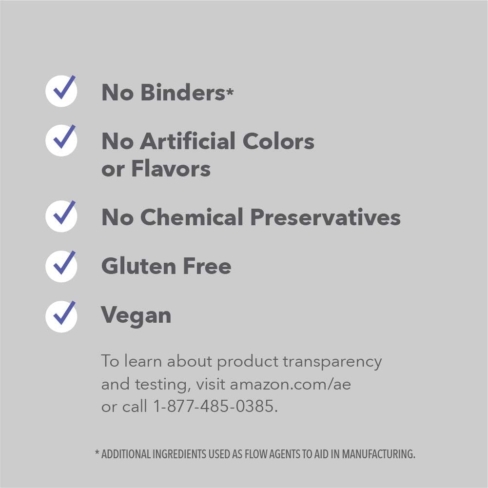 Elements Iron 18mg Capsules, Supports Red Blood Cell Production, Vegan (195 Count, 6 Month Supply) and   Elements Vegan Biotin 5000 mcg - Hair, Skin, Nails (130 Capsules, 4 Month Supply) 5