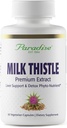 Paradise Herbs Milk Thistle, Active Whole Spectrum Extract, Vegan, Non GMO, Gluten Free, 60 Vegetarian Capsules 2