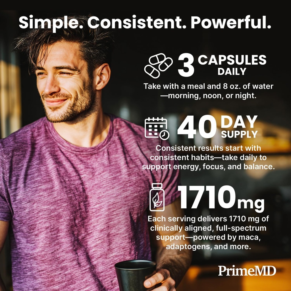 5-in-1 Ceylon Cinnamon w Apple Cider Vinegar, Turmeric, & Ginseng Root (120ct) & 6-in-1 Maca Root Ashwagandha w DHEA & Black Pepper Fruit (120ct) Bundle - Energy, Mood, & Immune Support Supplement 6