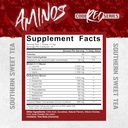 5% Nutrition Code Red Aminos BCAA & EAA Post Workout Recovery Powder | Full Spectrum Essential Amino Acid Complex for Men & Women (Southern Sweet Tea) 3