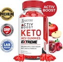 Justified Laboratories (3 Pack Activboost Keto Acv Gummies Extreme 2000MG Active Boost Formulated with Pomegranate Beet Juice Powder B12 Vegan Non GMO 180 Gummys 4