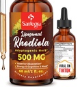 57,000 MG Liposomal Active Rhodiola Rosea Supplement, Rhodiola Root Extract, Liquid for High Absorption, Rhodiola Rosea Root Extract Tincture for Energy, Stress, Mood, Vegan, 60 ml 2