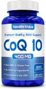 CoQ10 400mg Capsules | Vegan Friendly Coenzyme Q10 400mg per Serving from Easy Absorption Ubiquinone Supplement for Skin Heart and Energy Support | Made in the USA in cGMP Facilities (100 Servings) 2