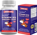 Wonder Paws B12 Supplement for Dogs – Vitamin B-12 for All Ages, Sizes & Breeds – Vitamin B12 for Dogs as Superior Methylcobalamin, Cobalamin & Folate (5-MTHF) – 90 Beef Flavored Chewables 2