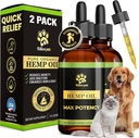 Billion Pets - Hemp Oil for Dogs and Cats - Helps with Anxiety, Pain, Stress, Sleep, Arthritis, Seizures Relief - Hip and Joint Support - Calming Drops 2
