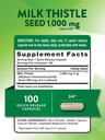 Nature's Truth Milk Thistle Seed Extract 1000mg | Herbal Supplement | 100 Capsules | Non-GMO & Gluten Free 3