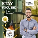 Wild & Organic Lion's Mane Tincture 4 fl oz & Turkey Tail Tincture 4 fl oz 3