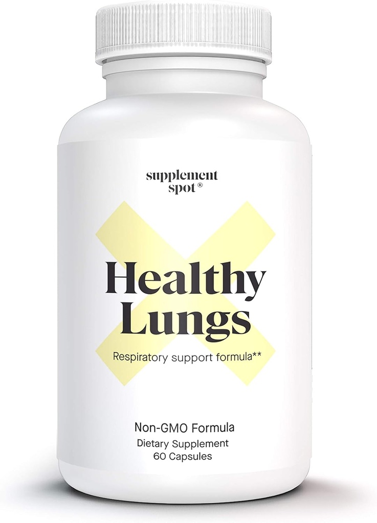 Lung Support Supplement, for Respiratory Support & Bronchial Wellness – Butterbur, Bromelain, Feverfew, Cordyceps, Stinging Nettle & Pine Bark (60 Servings) 2
