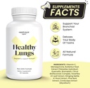 Lung Support Supplement, for Respiratory Support & Bronchial Wellness – Butterbur, Bromelain, Feverfew, Cordyceps, Stinging Nettle & Pine Bark (60 Servings) 4