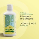 LevelUp Clean MCT Oil - 100% Caprylic C8 for Energy, Focus, Weight Management, Gut Health, Brain Superfuel - Keto Supplement for Ketogenic Coffee and Ketones - Non-GMO (32 oz) 5