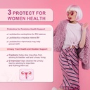 Probiotics for Women, 50 Billion CFU, 15 Unique Strains for Women Cranberry Extract & D-mannose, Promote Intestinal Health PH Balance Vaginal Probiotics for Digestive Health - 30 Capsule 4