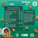 Doggie Dailies Skin & Coat Supplement Support, Salmon Oil for Dogs Skin and Coat with Collagen, Omega 3, Krill Oil, Biotin, & Coconut Oil for Dogs (Salmon) 225 Soft Chews 6