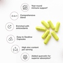 Sandhu's Zinc Quercetin 120 Vegetarian Capsules (Pack of 2) | Zinc Supplements for Antioxidant Immune Support for Men and Women | Gluten, Soy, Dairy Free 4