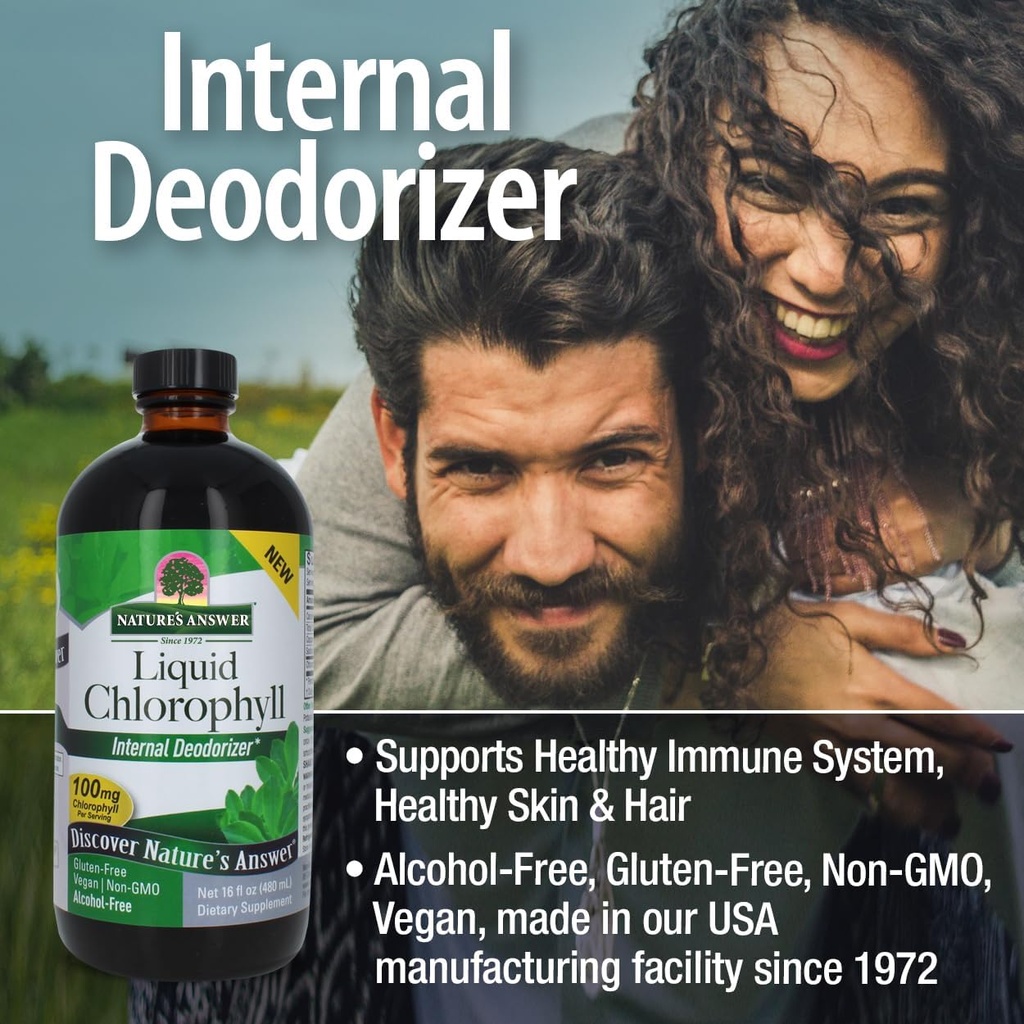 Nature's Answer Liquid Chlorophyll, 100 mg, 16 fl oz (480 ml) 6