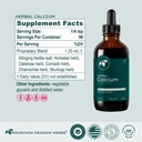 Mountain Meadow Herbs Herbal Calcium – Vegan Liquid Calcium Supplement for Bone & Teeth Support, High Absorption Plant-Based Formula for Adults & Kids - 4 oz 5