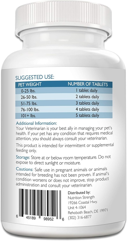 Coenzyme Q10 for Dogs Grain-Free Supplement, Ubiquinol - The Electron-Rich Form of CoQ10, Promotes Heart Health, Cognitive and Energy Support for Dogs, 120 Chewable Tablets 3