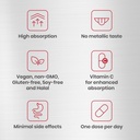 LCE Liposomal Iron Capsules – 30mg Elemental Iron with Vitamin C – Gentle Supplement for Women and Men – Easy-to-Swallow Vegan Capsules, 30 Count 4