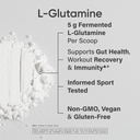 Sports Research L-Glutamine - Workout Recovery, Immune Health & Gut Health Support - 5 G Per Serving - 17.64 Oz 5
