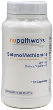 SelenoMethionine 100 Capsules Contains 200 mcg of bioavailable Selenium per Capsule. 2
