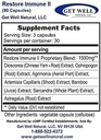Restore Immune II (2-Pack contains a total of 180 capsules) CONTAINS NO "Beef Bovine Gelatin Capsules" or Common Fillers like Silicon Dioxide or Magnesium Stearate*- We use Kosher & Vegetarian Caps 3