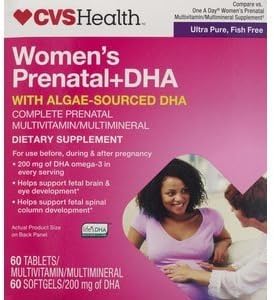 CVS DHA Prenatal Multivitamin 2 Step Program Tablets - 60 day 2