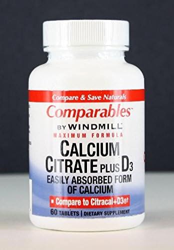 Windmill Calcium Citrate Plus Vitamin D Tablets - 60 Ea 2
