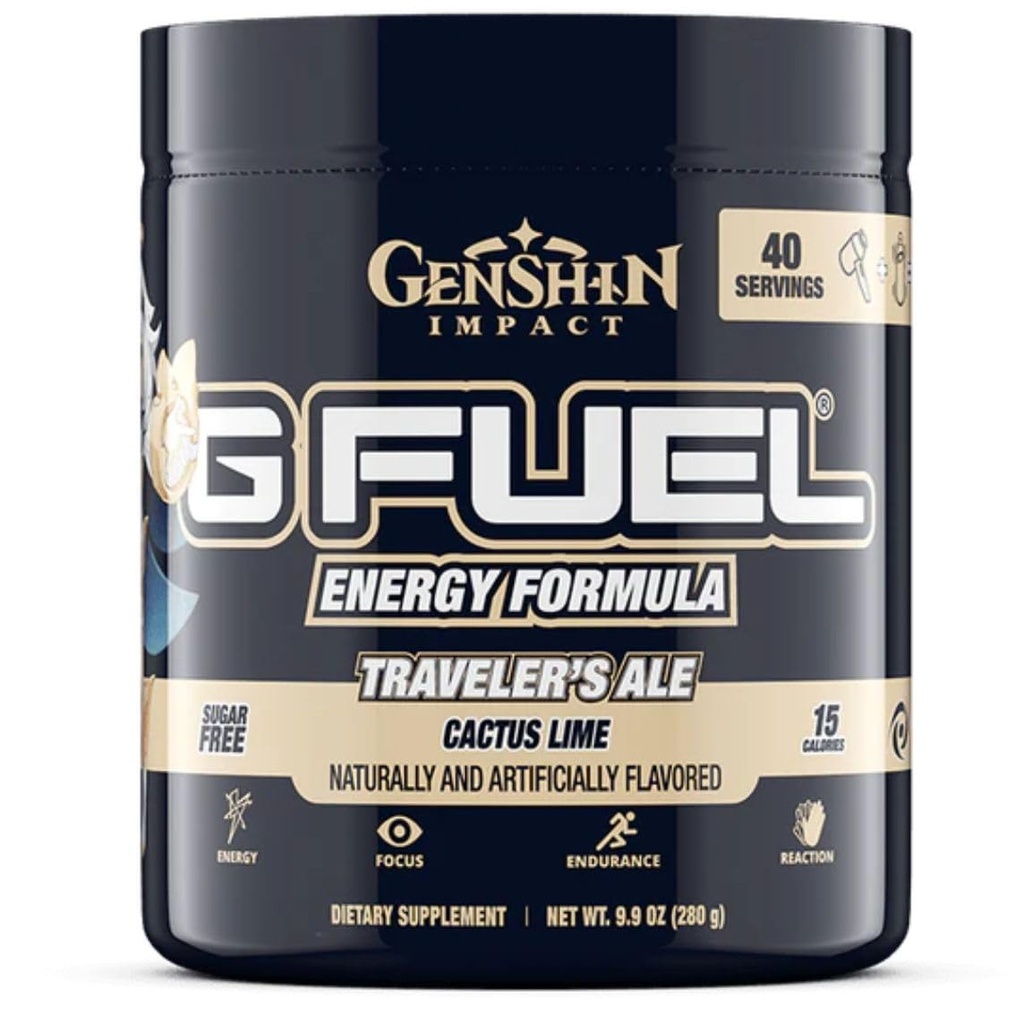 G Fuel Celeste Strawberry Energy Drink Powder, Pre Workout Caffeine Mix for Gaming, Sugar Free Focus Amino, Vitamin + Antioxidants, 9.8oz (Celeste Strawberry, 40 Servings) 3