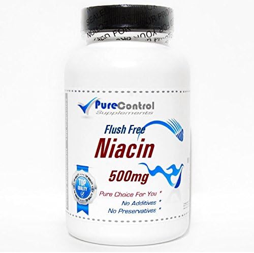 Flush Free Niacin 500mg // 100 Capsules // Pure // by PureControl Supplements 2
