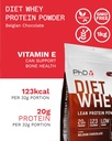 PhD Diet Whey 1kg Belgian Chocolate 5