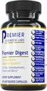 Premier Research Labs Active Digestive Enzymes with Probiotic and Prebiotics - Προάγει την υποστήριξη Full-Spectrum Digestive - με Amylase, Protease & Lipase, 60 Κάψουλες Φυτικών Πηγών