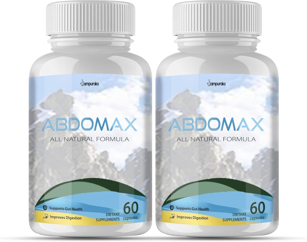 Abdomax νέο Advanced Formula συμπλήρωμα - 2 συσκευασίες 60 ημέρες προσφοράς