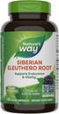 Nature's Way Premium Herbal Siberian Eleuthero Root Supplement, Supports Endurance & Vitality*, Adaptogen*, 1,275mg per 3-Capsule Serving, Non-GMO Project Verified, 180 Capsules (Packaging May Vary)