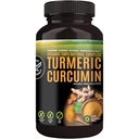 SUPREME HERBALS, 100% Raw and Organic Turmeric Curcumin Capsules. Certified Organic, Gluten-Free, Non-GMO, and Caffeine-Free. Enhanced with Garlic, Ginger and Black Pepper, 500mg, 120 Vegan Capsules