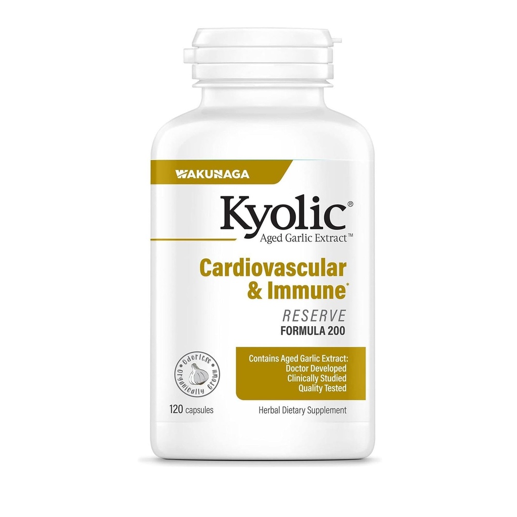 Kyolic Aged Garlic Extract Formula 200, Καρδιαγγειακό