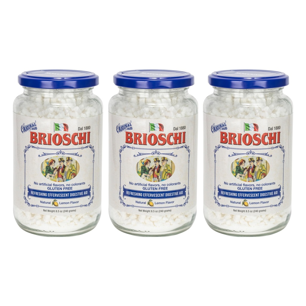 Brioschi [πακέτο 3 Ιταλικών Λεμονιών Γεύση αναβράζοντα Αναβράζοντα 