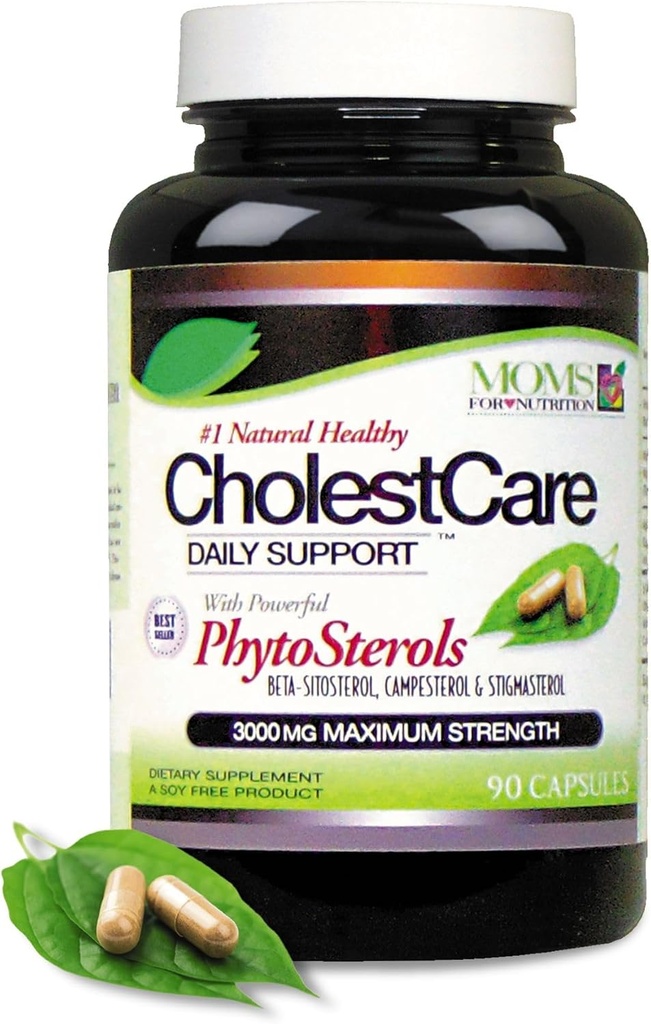 PlantSterols - CholestCare - 3000MG Δύναμη Χωρίς γλουτένη - 90 Καψάκια