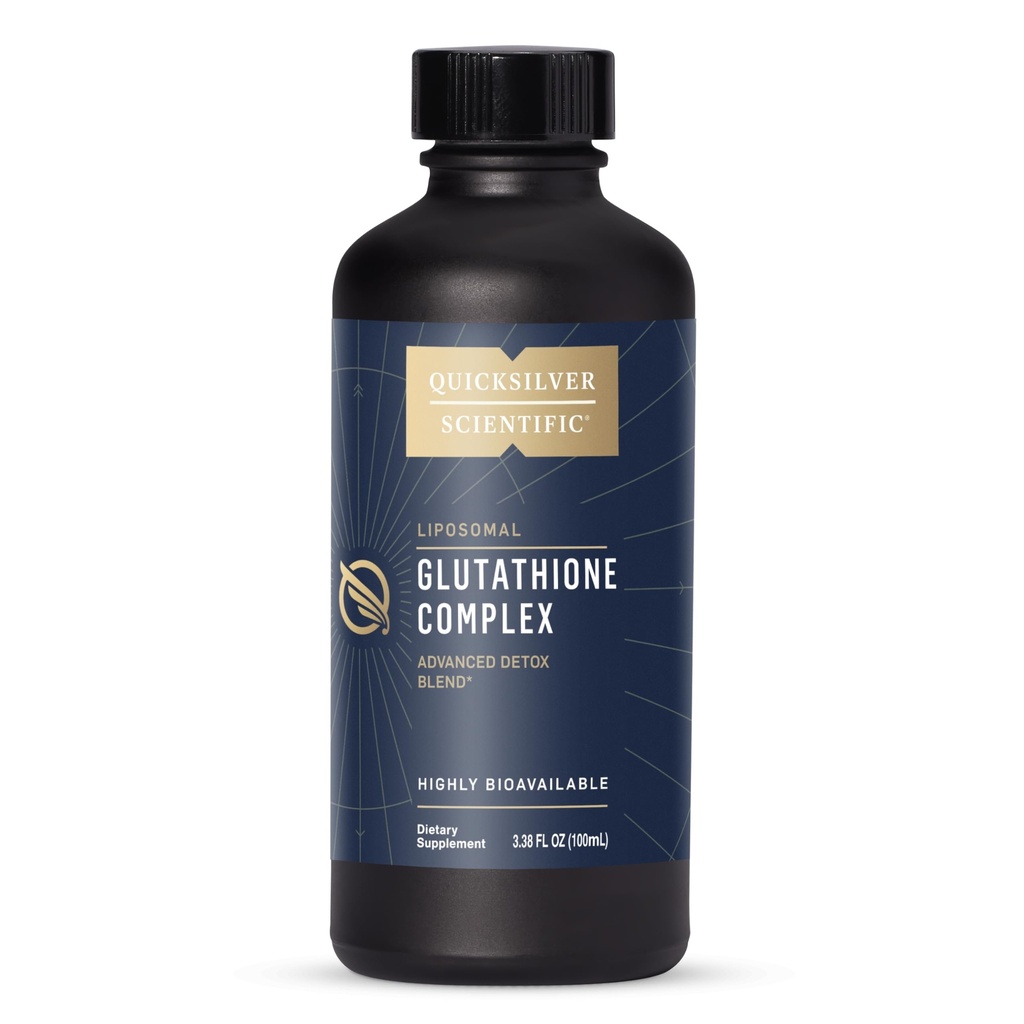 Quicksilver Scientific Glutathione Complex - Superior Απορρόφηση Αντιοξειδωτικό συμπλήρωμα με Υγρή Γλουταθειόνη & Γάλα Γαϊδουράγκαθο - Βιταμίνη Β Complex - Συμπλήρωμα για Καθημερινή Χρήση (3.38 fl oz)