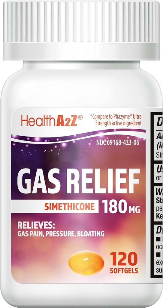 HealthA2Z® Gas Relief Simethicone 