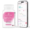 Natureland 40 Count, 600mg Boric Acid Vaginal Suppositories, Made in USA, Restore pH Balance and Reduce Dryness, Odors, Itchiness, and Remission, Support Intimate Health (40 Count (Pack of 1))