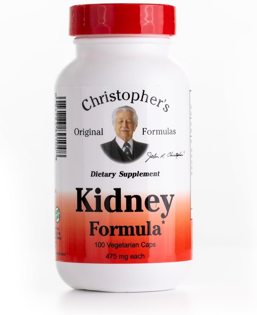 Christopher's Original Formulas Kidney Formula, Φυσική βοτανική υποστήριξη, 500 mg, 100 Caps